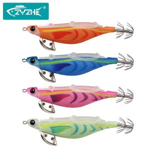 1pc Luminous Wooden Shrimp Bait