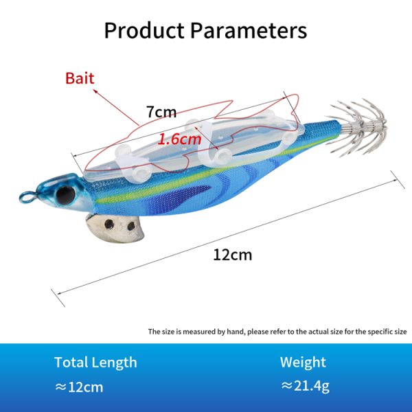 1pc Luminous Wooden Shrimp Bait - Image 6
