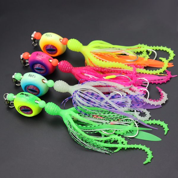 Saltwater Fishing JIG Octopus String Hooks - 图片 10