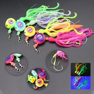 Saltwater Fishing JIG Octopus String Hooks