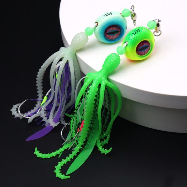 Saltwater Fishing JIG Octopus String Hooks - 图片 5