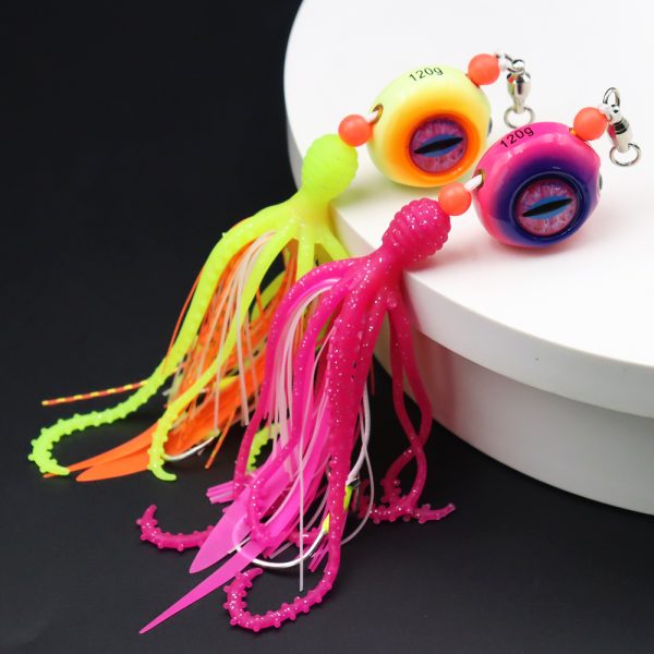 Saltwater Fishing JIG Octopus String Hooks - 图片 4