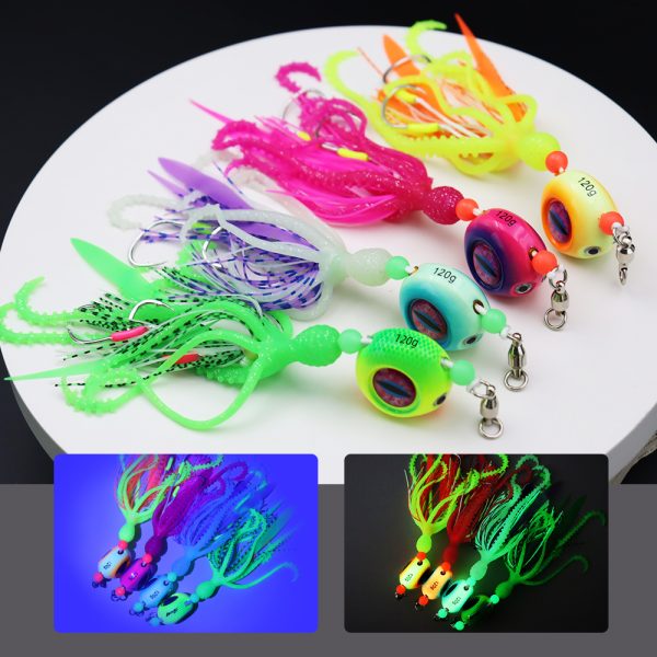 Saltwater Fishing JIG Octopus String Hooks - 图片 3