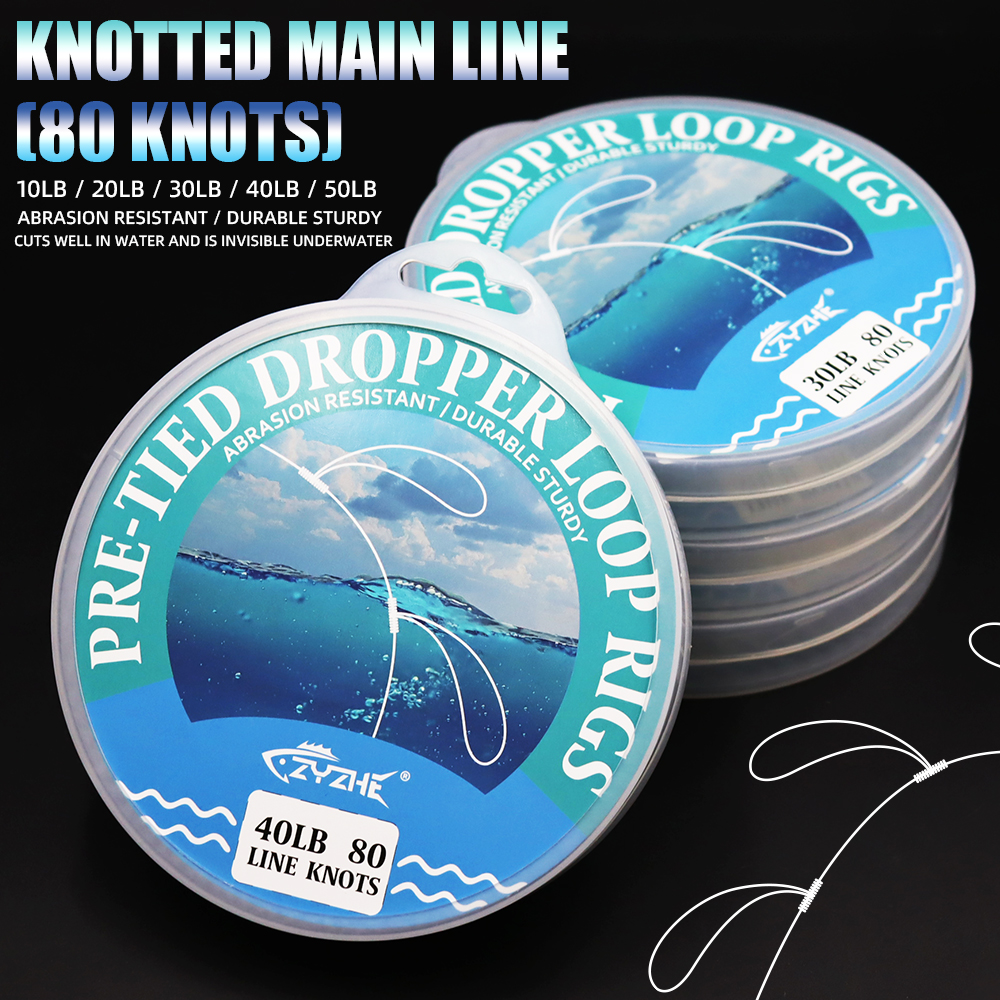 Pre-Tied Dropper Loop Rigs. Fishing Line Spool - Image 2