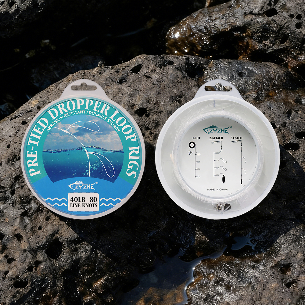 Pre-Tied Dropper Loop Rigs. Fishing Line Spool - Image 5