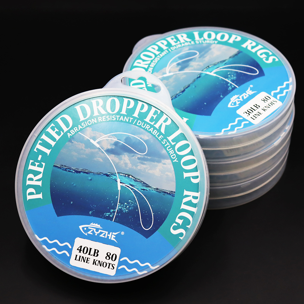 Pre-Tied Dropper Loop Rigs. Fishing Line Spool