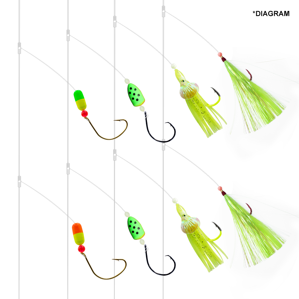 Pre-Tied Dropper Loop Rigs. Fishing Line Spool - Image 9