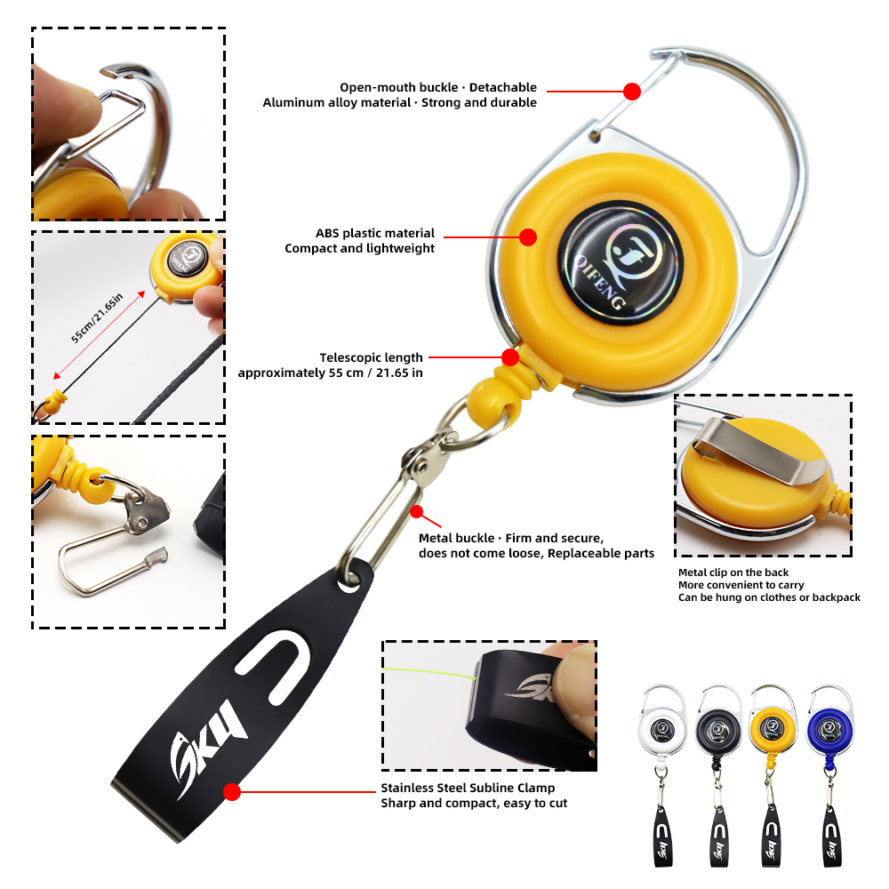 Fishing sub line scissors telescopic buckle - 图片 4