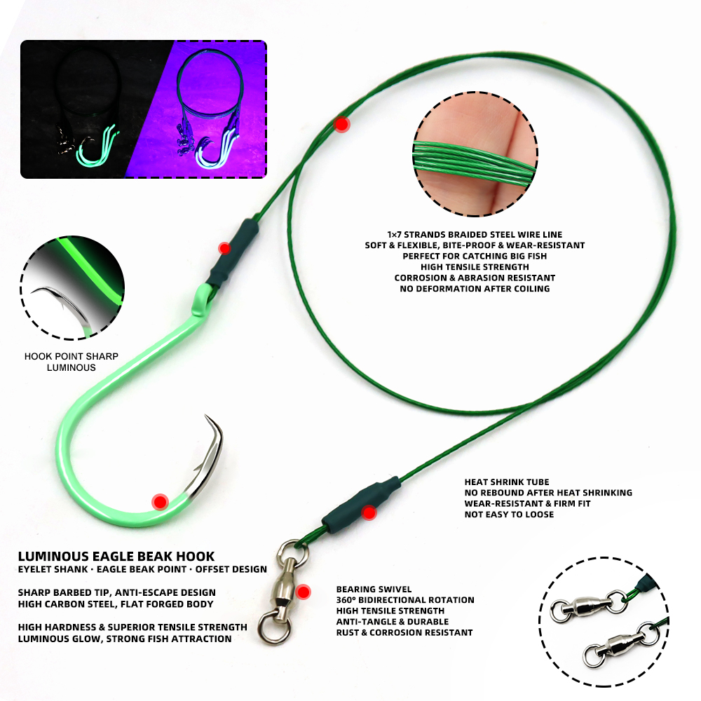 Fishing leader circle hook - Image 4