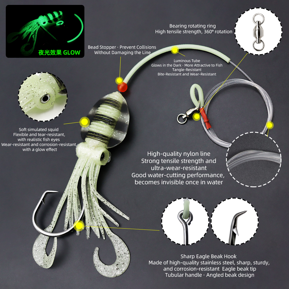 Fishing Leader Soft Bait Rigs - Image 4