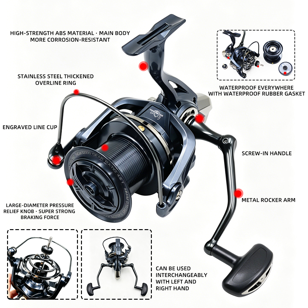 DLA Long Casting Reel - Image 4