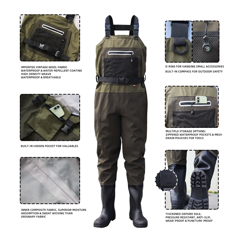 Fishing wading pants - 图片 4