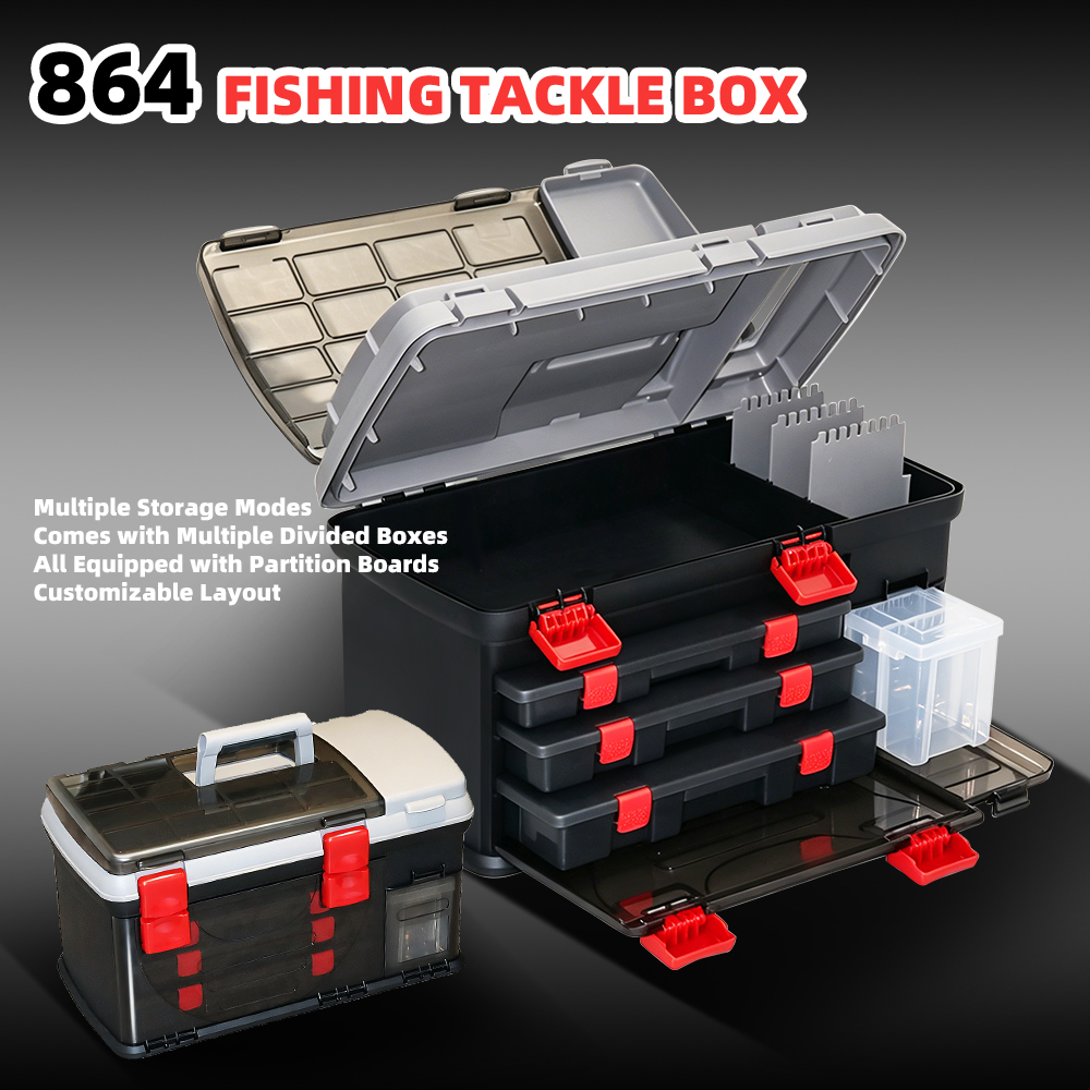 Large Size Fishing Tackle Storage Box - 图片 2