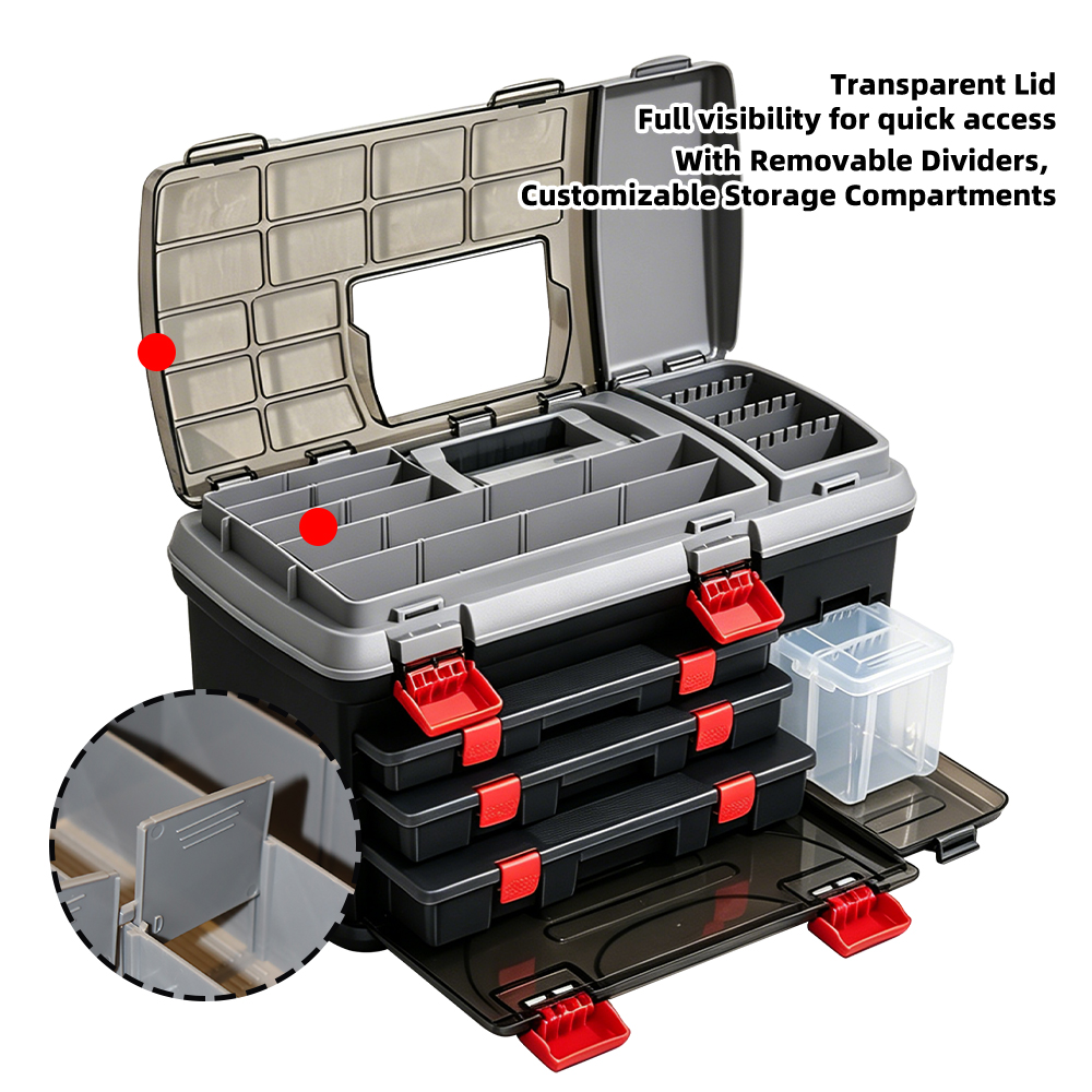 Large Size Fishing Tackle Storage Box - 图片 6