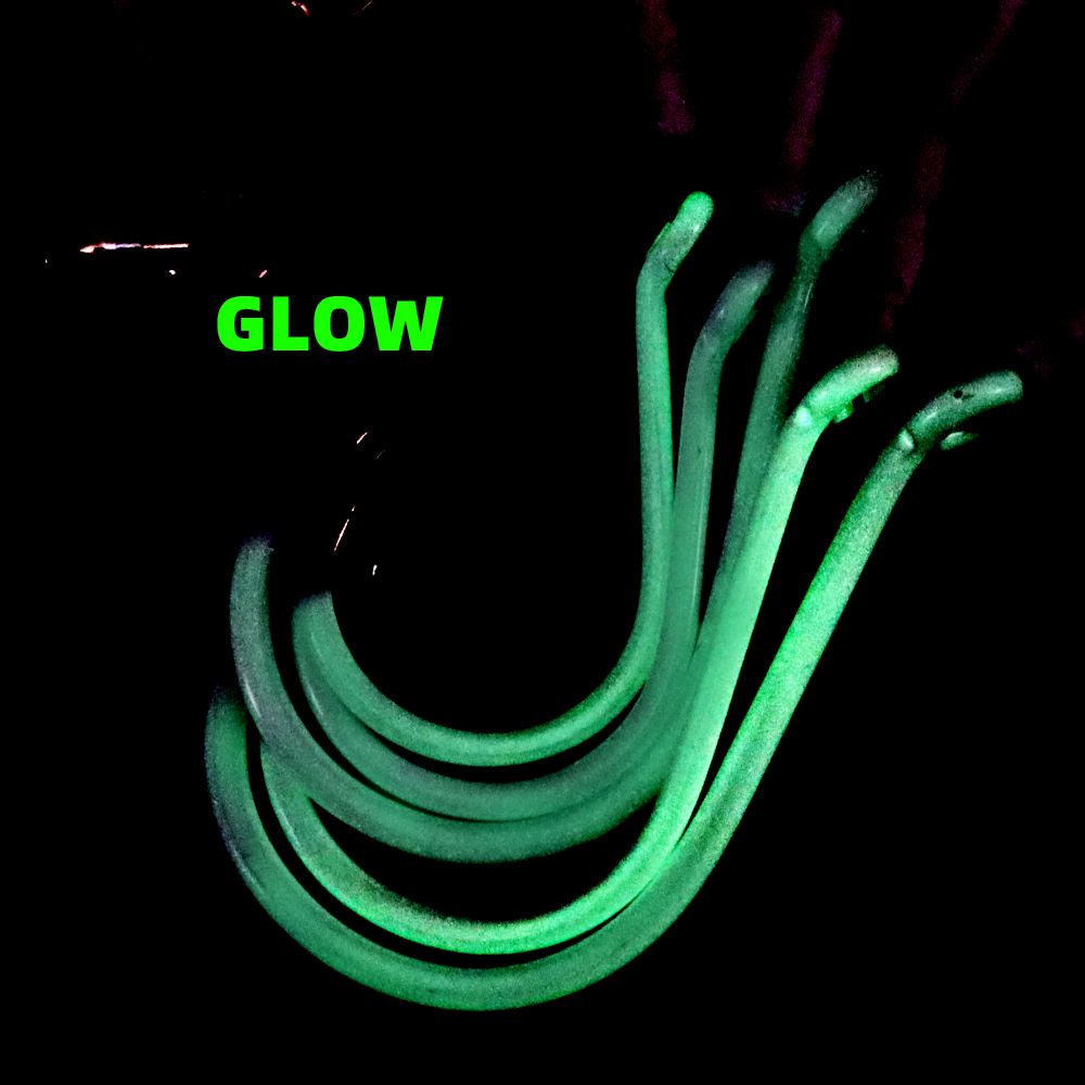 Fishing Leader Glow In Dark Circle Hook rigs - 图片 6