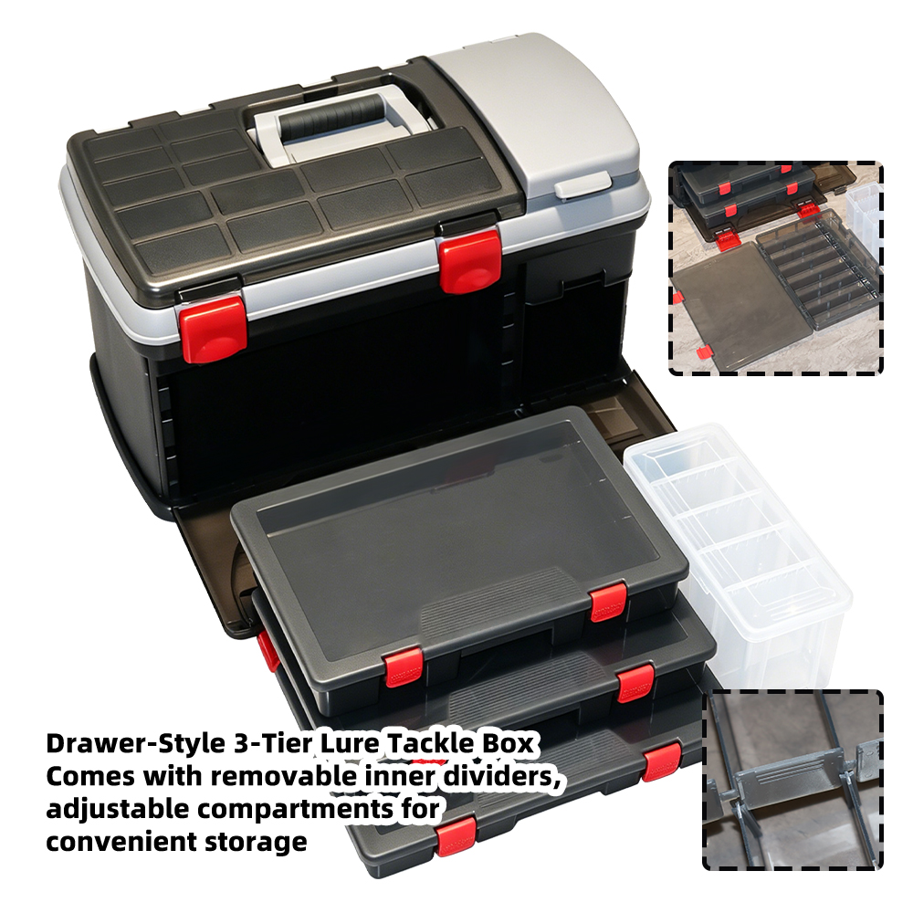 Large Size Fishing Tackle Storage Box - 图片 8