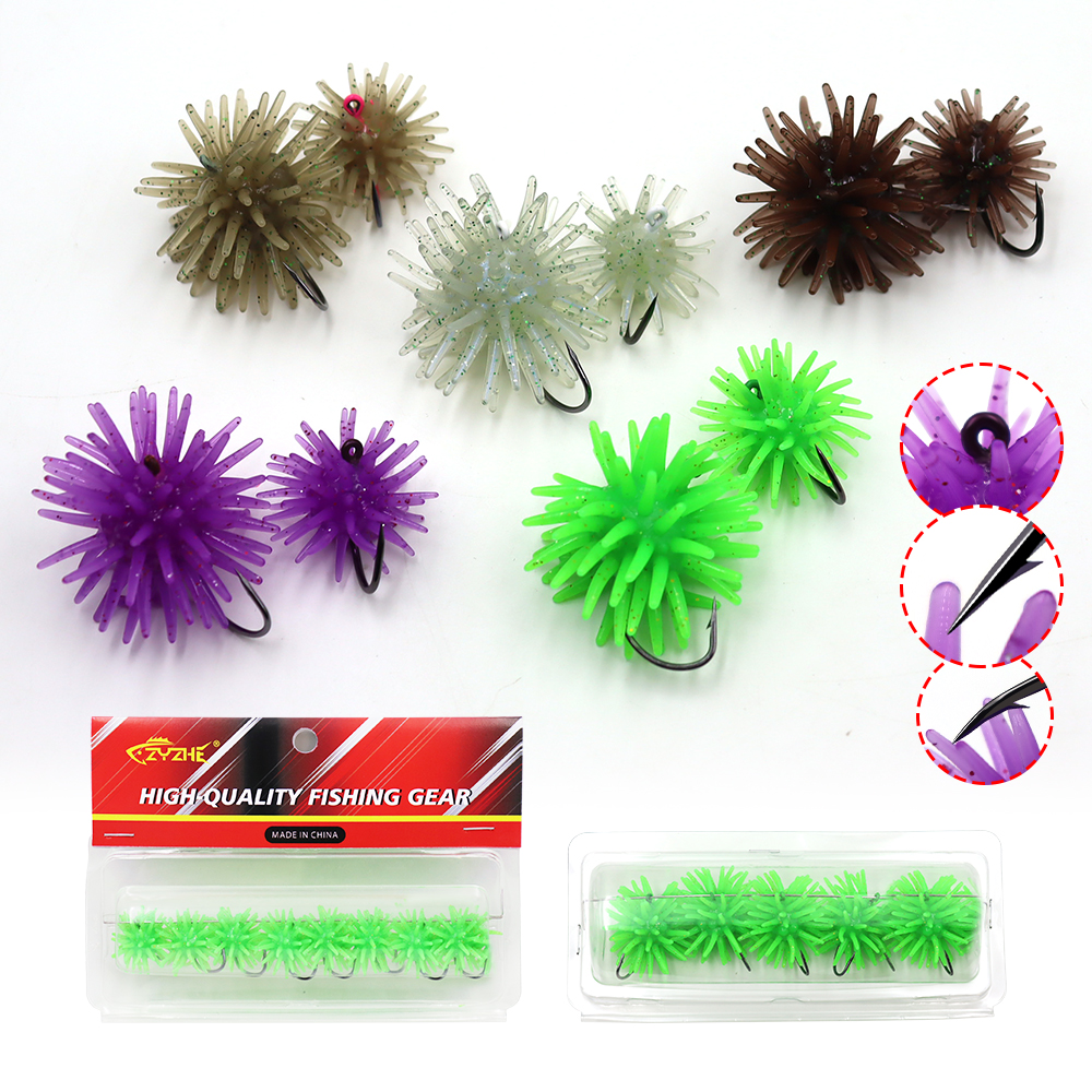 Sea Fishing Urchin Lure with Hooks - 图片 6