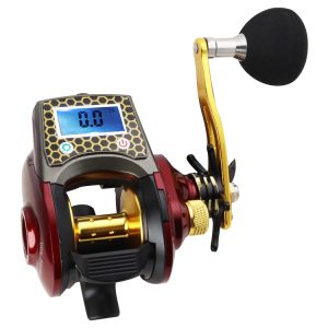 Digital display fishing wheel