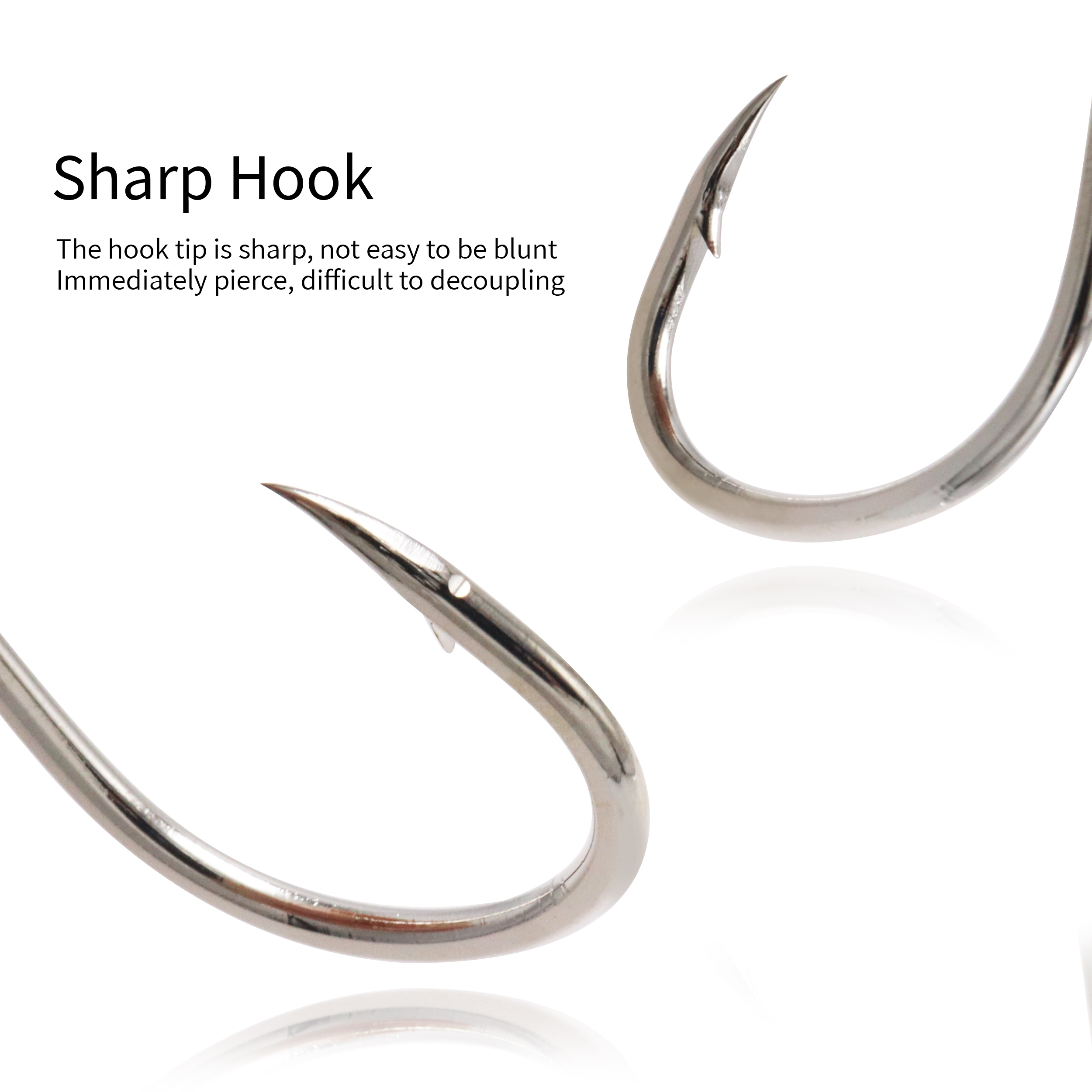 Sea Fishing Hooks Wide Gap - 图片 5