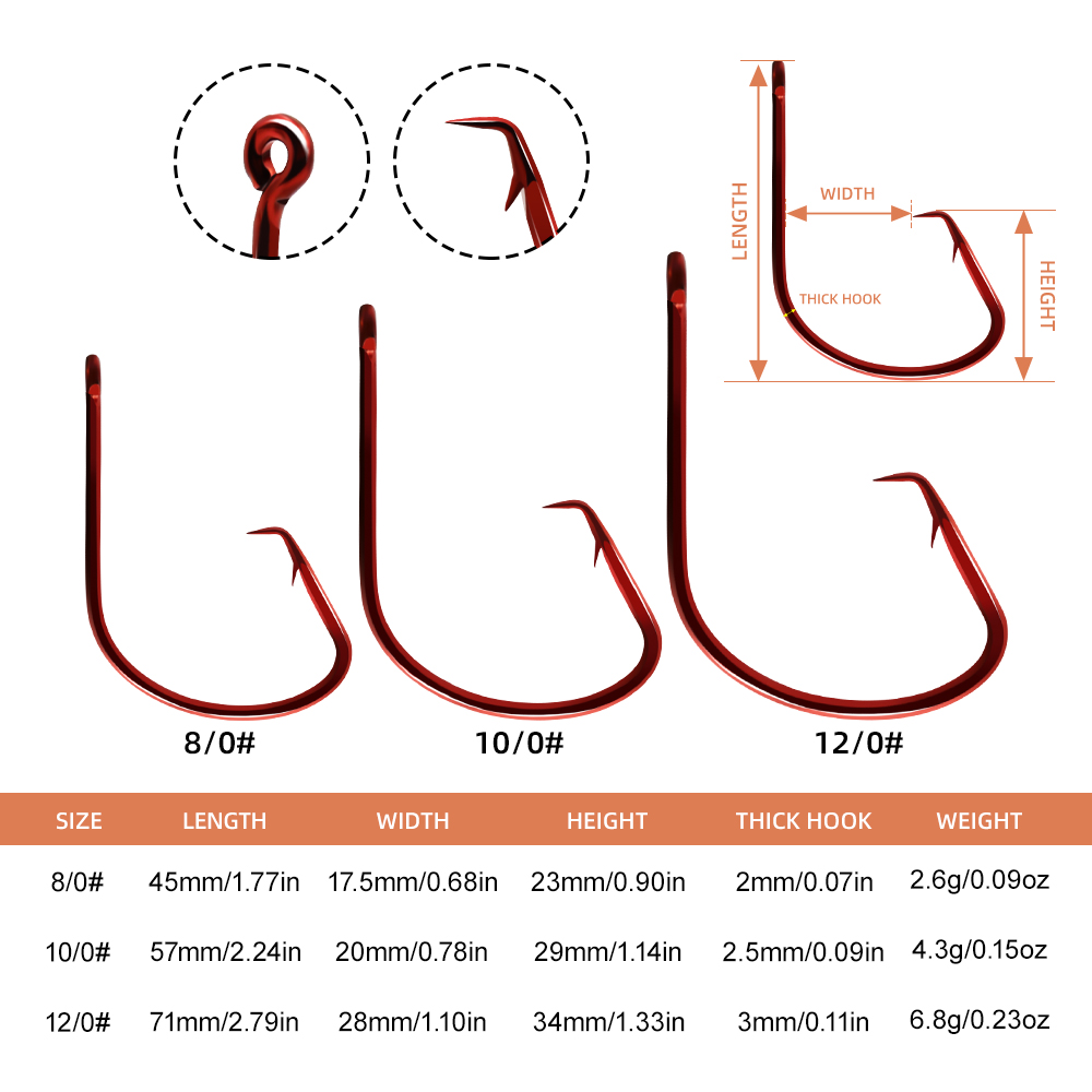 Red Circle Hooks - 图片 3