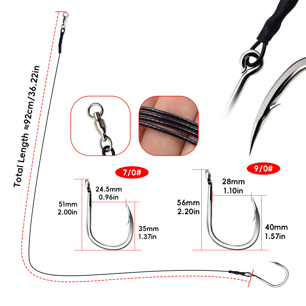 Fishing Leader Hooks - 图片 3